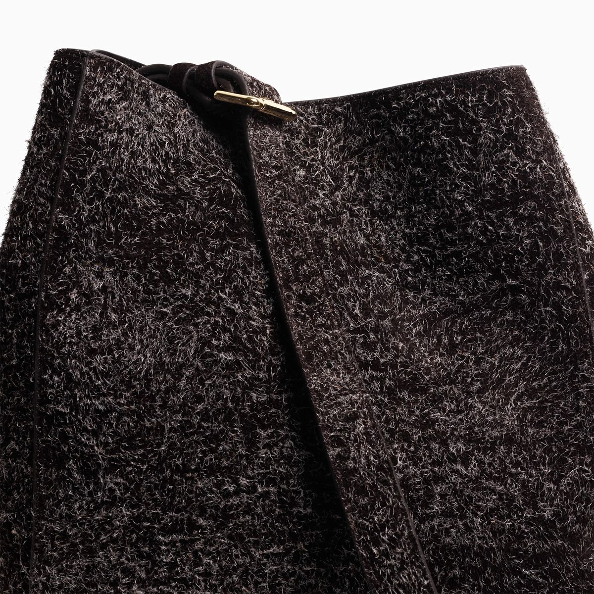 Jim Rickey Sac Medium Hairy Suede Brown 