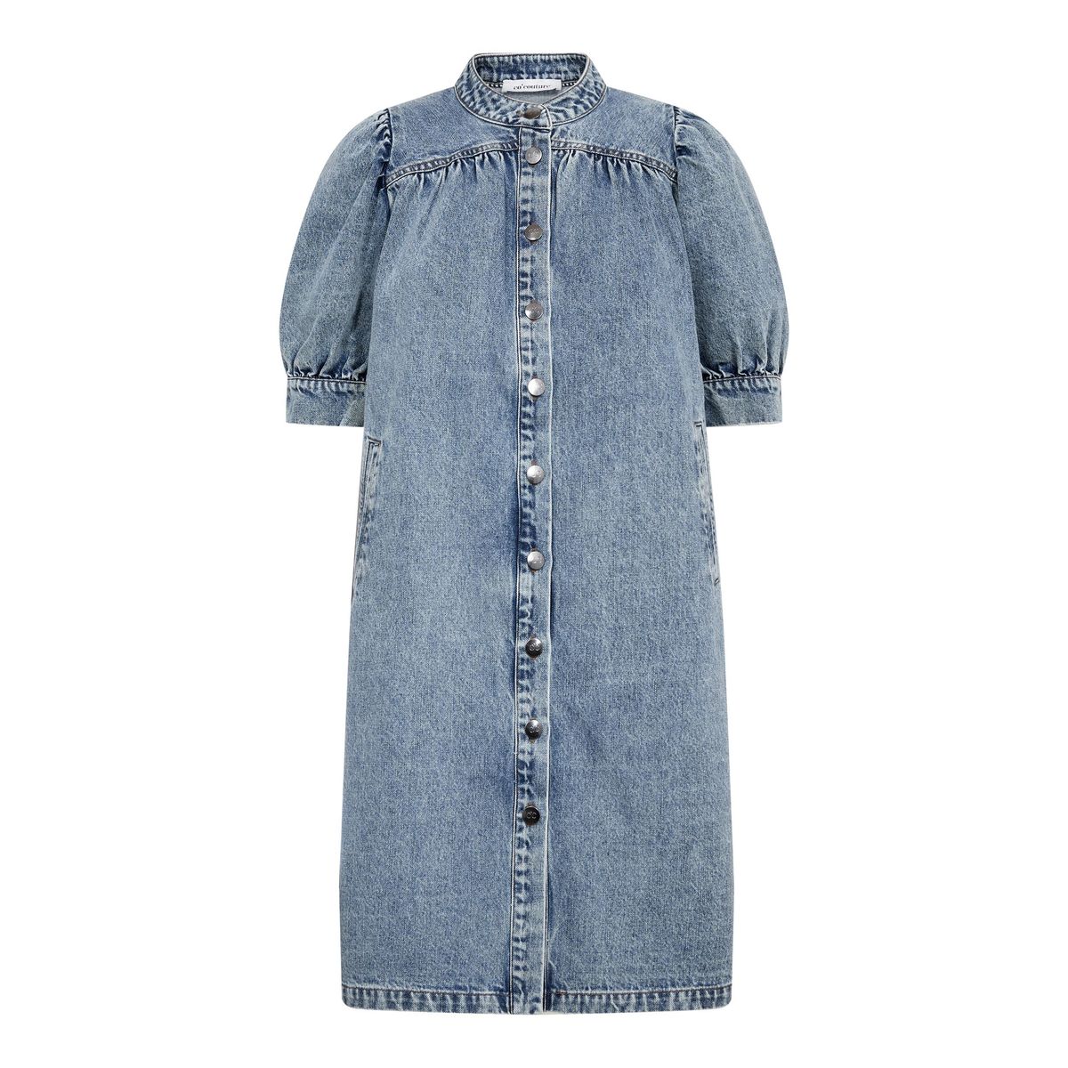  Cocouture Denice Denim Dress Bleach Denim