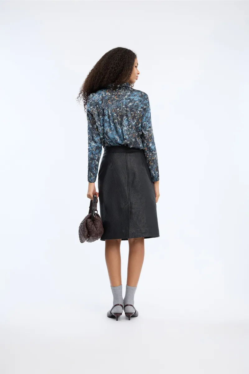 Munthe Vignette Top Print Blue