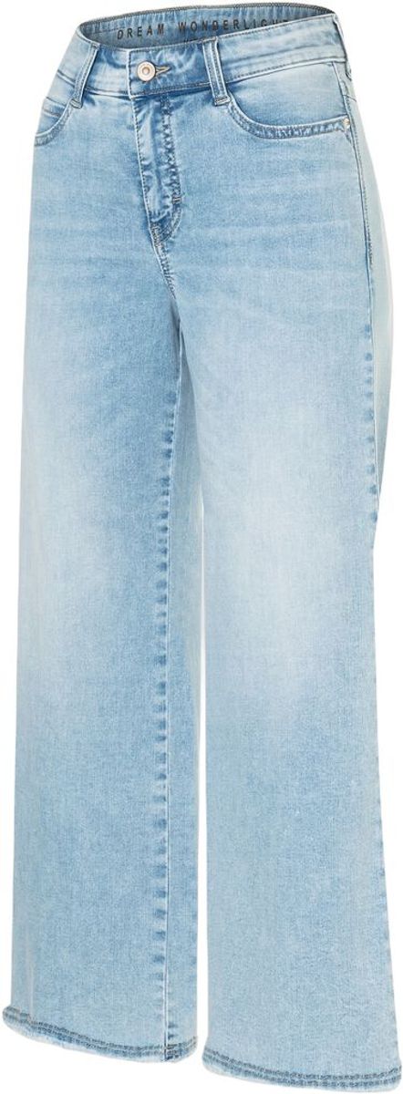 Mac Jeans Dream Wide Cropped Light Azure Blue