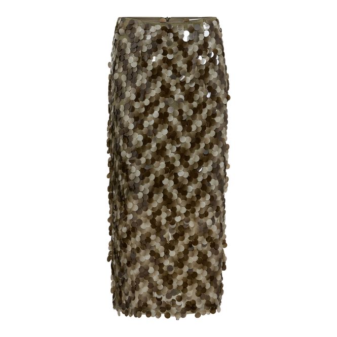 Hovedbilde Cocouture Rhea Sequin Skirt Dusty Army 