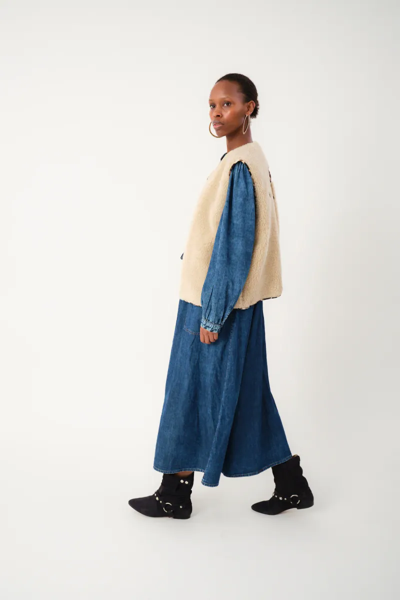 Lollys Laundry Jace Vest Beige