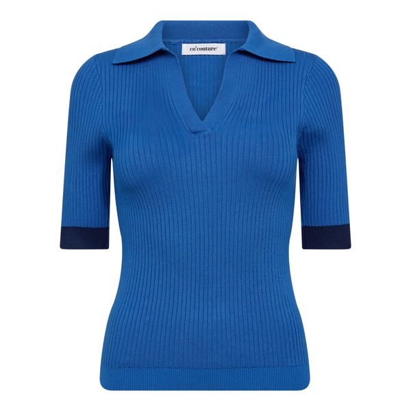 Hovedbilde Co’couture Bonny Polo Knit Blue