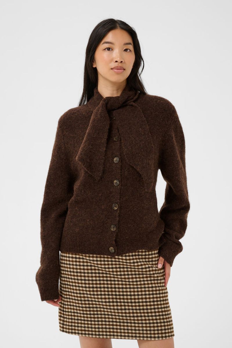 Part Two Chania Cardigan Downtown Brown