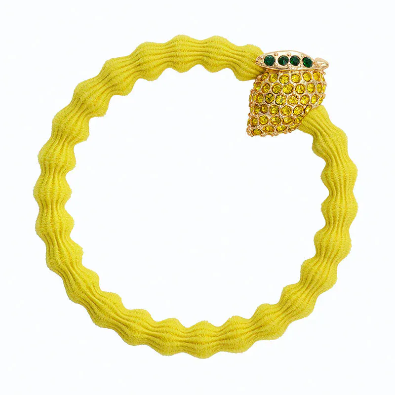 By Eloise Hårstrikk/Armbånd Lemon Sunshine Yellow