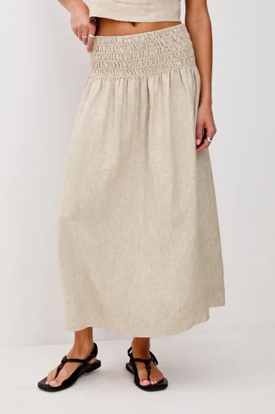 Hovedbilde Rails Alessa Skirt Heathered Flax