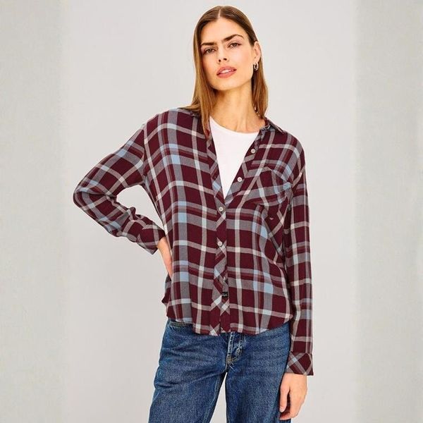 Hovedbilde Rails Hunter Shirt Plum Cream 
