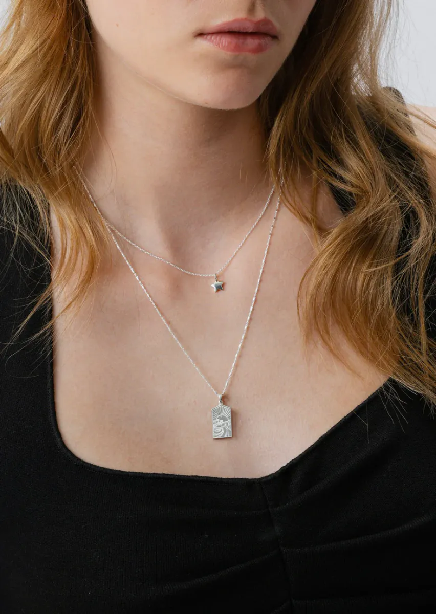 Syster P Beloved Star Pendant Silver 