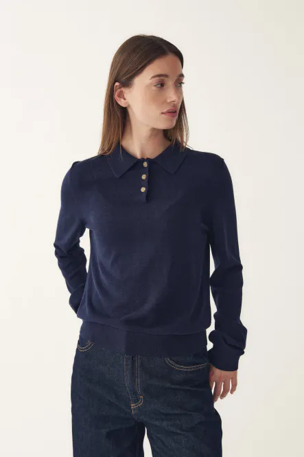 Hovedbilde Noella Maxine Knit Medium Navy Blue