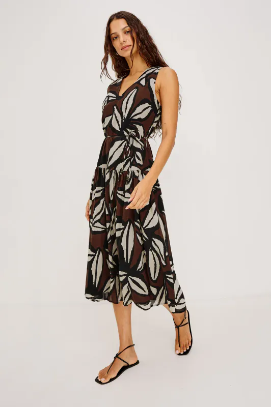 Rails Maeve Dress Cocoa Floral