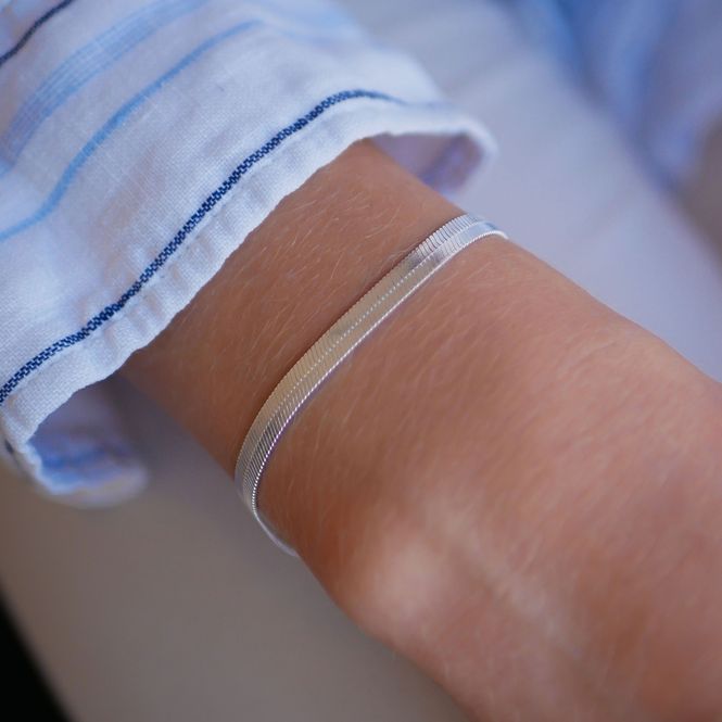 Hovedbilde Enamel Bracelet Carla Silver