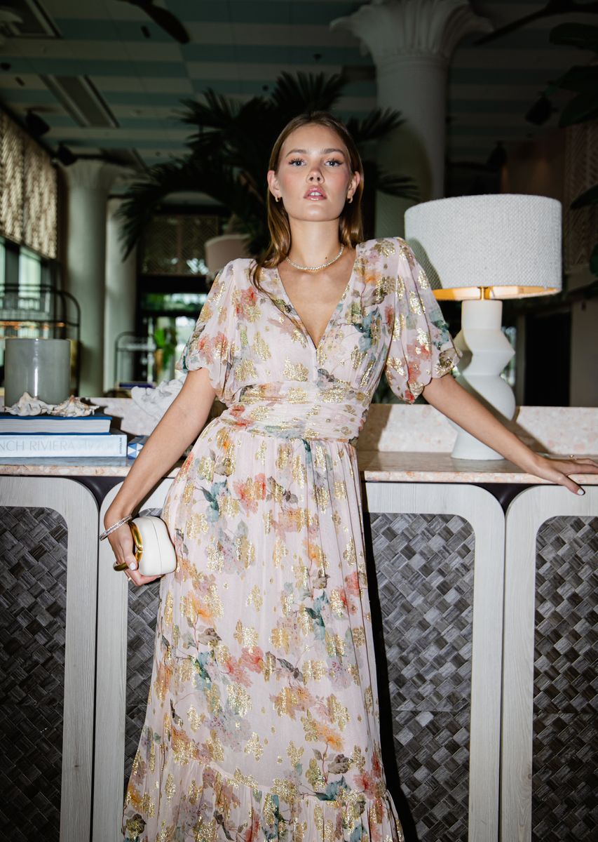 MISSMAYA Leonora Dress Shimmering Garden 