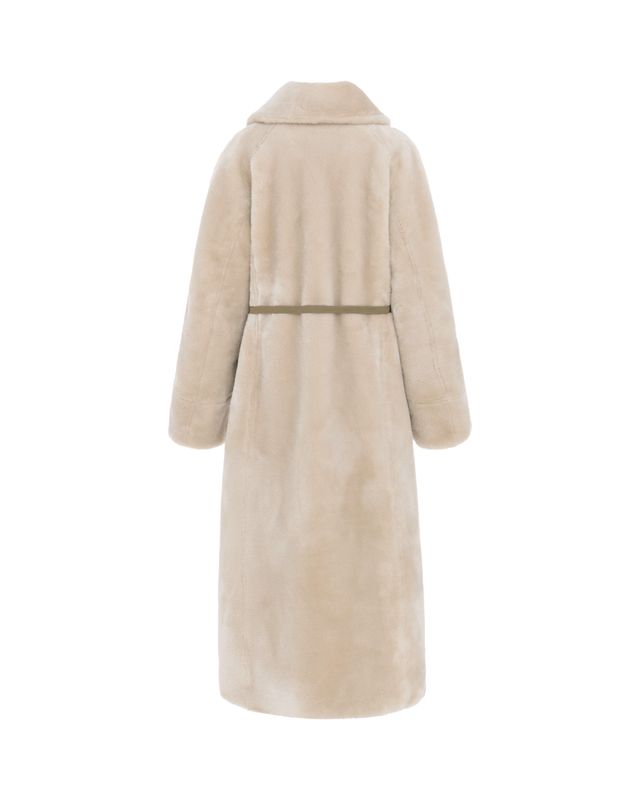 Urbancode Reversible Belted Coat Chalk Sand