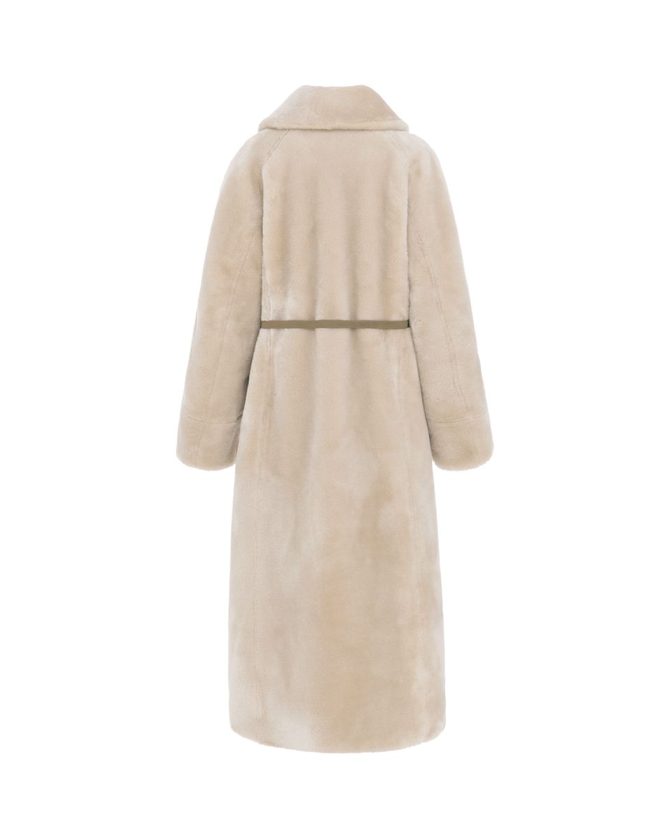 Urbancode Reversible Belted Coat Chalk Sand