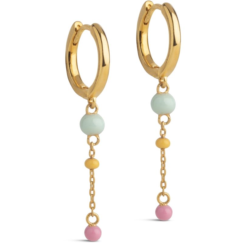 Enamel Hoops Lola Bold Rainbow