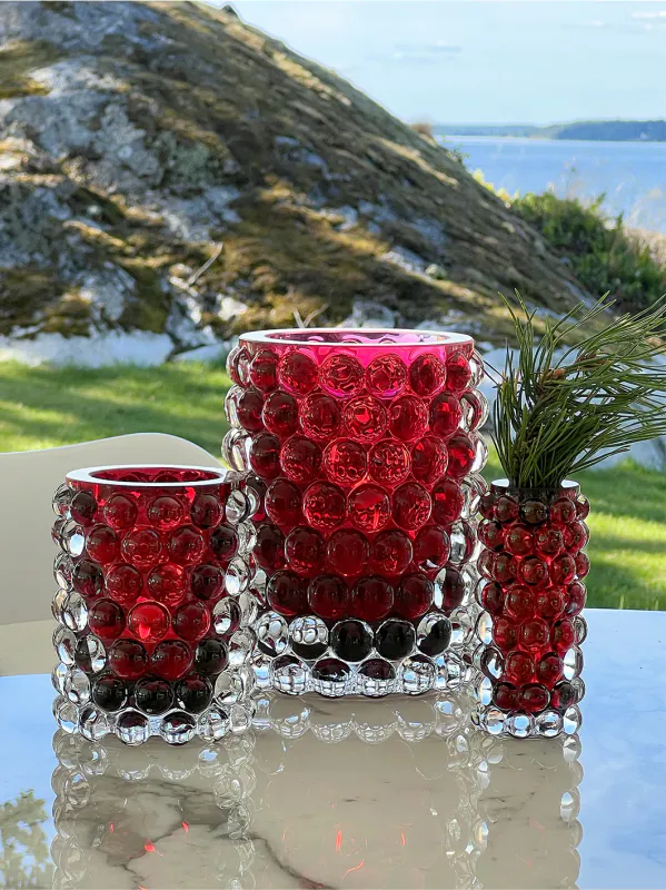 Skogsberg and Smart Hurricane Lamp Boule Regular Cardinal Red