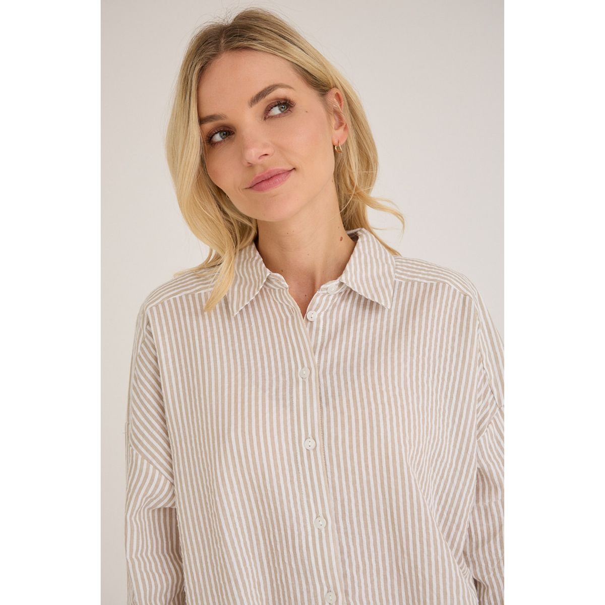 A-view Sonja New Shirt Sand White