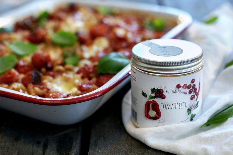Fru Timian Tomatpesto