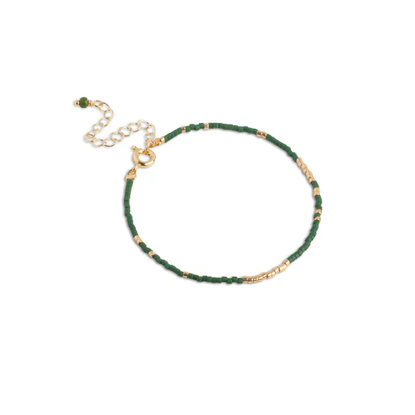 Hovedbilde Enamel Bracelet Petra Khaki 