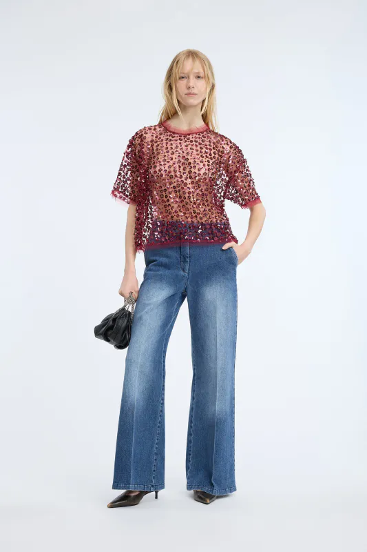 Munthe Caralee Top Bordeaux 