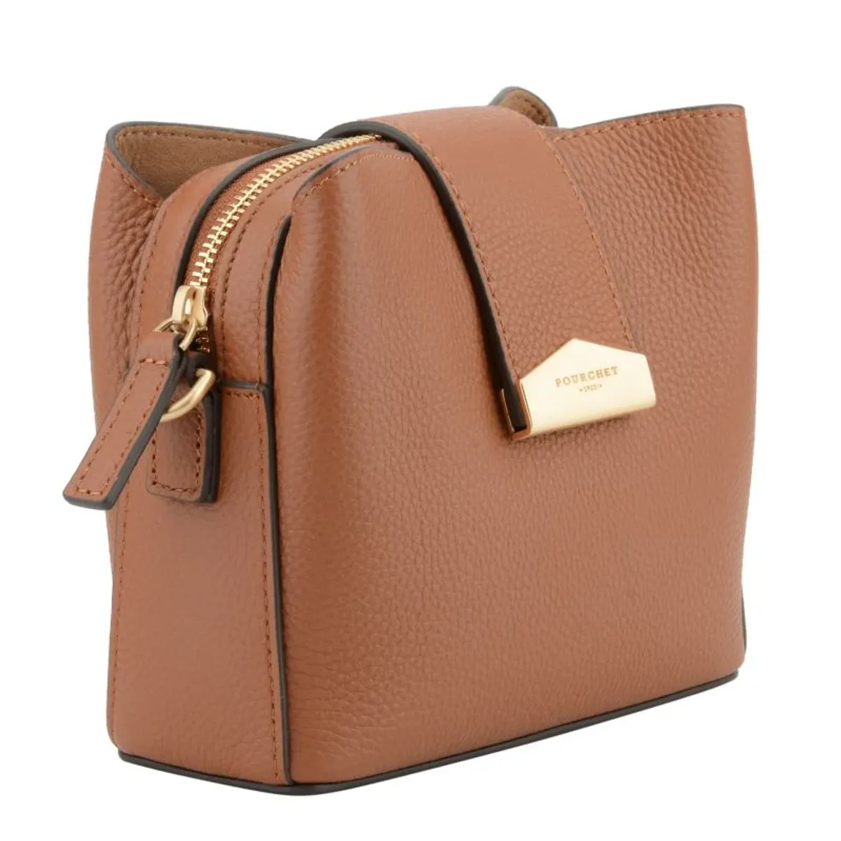 Pourchet Paris Cavalcade Crossbody Small Gold