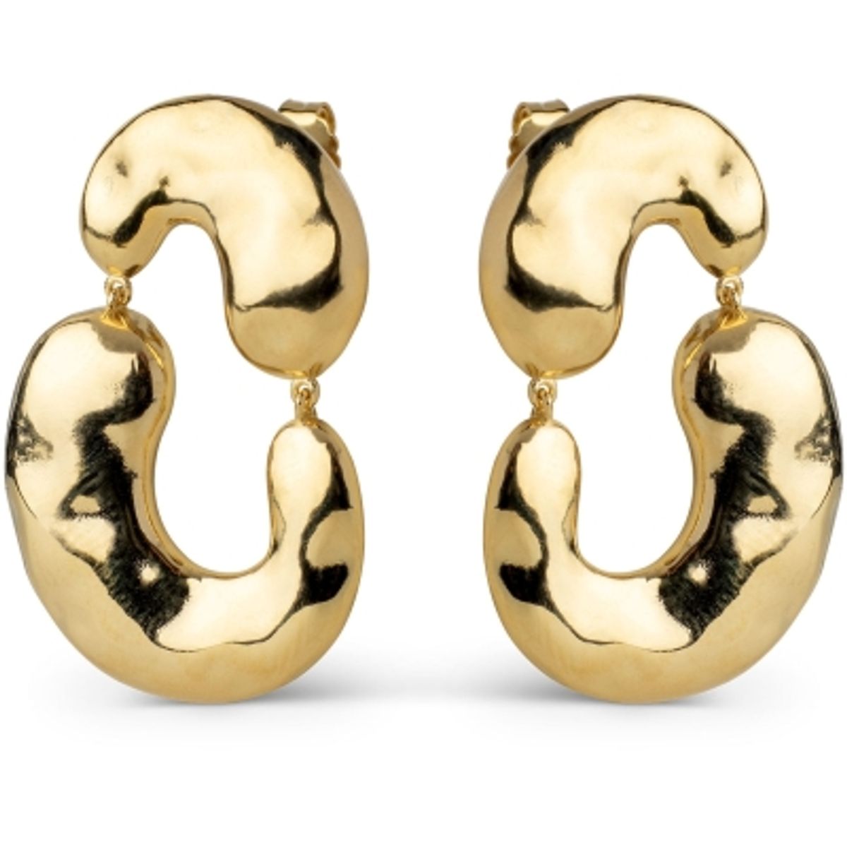 Enamel Earrings Viona Gold