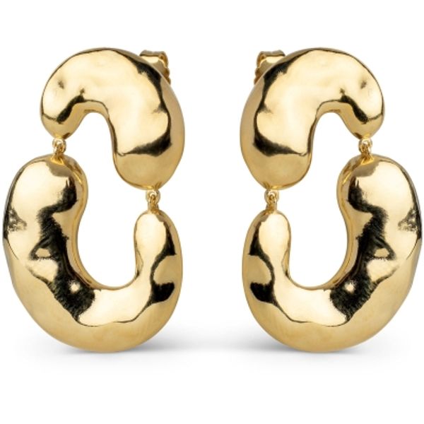 Hovedbilde Enamel Earrings Viona Gold