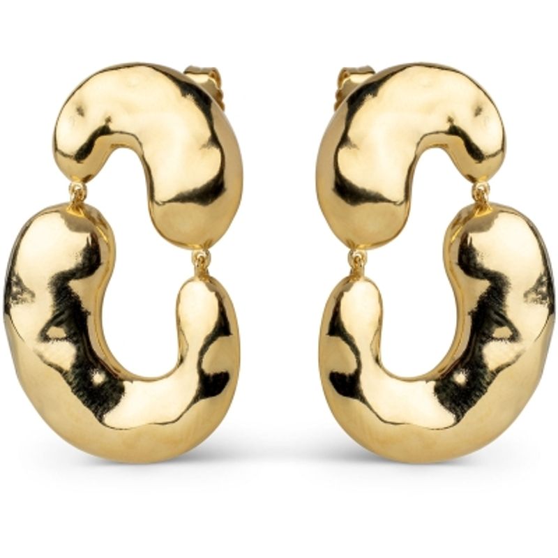 Enamel Earrings Viona Gold