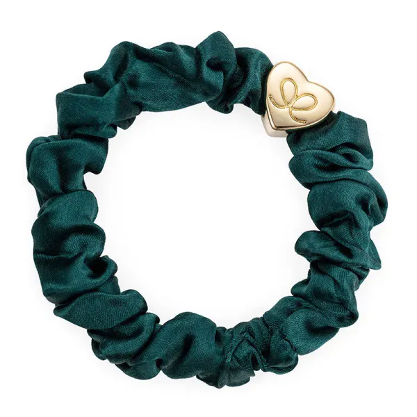 Hovedbilde By Eloise Scrunchie/Armbånd Silk Chive Green