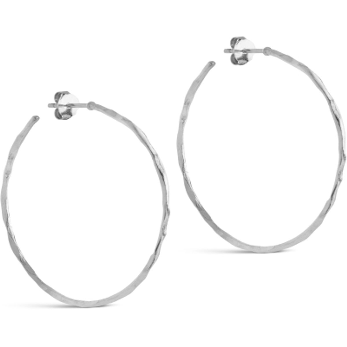 Enamel Hoop Organic Arena Large Silver