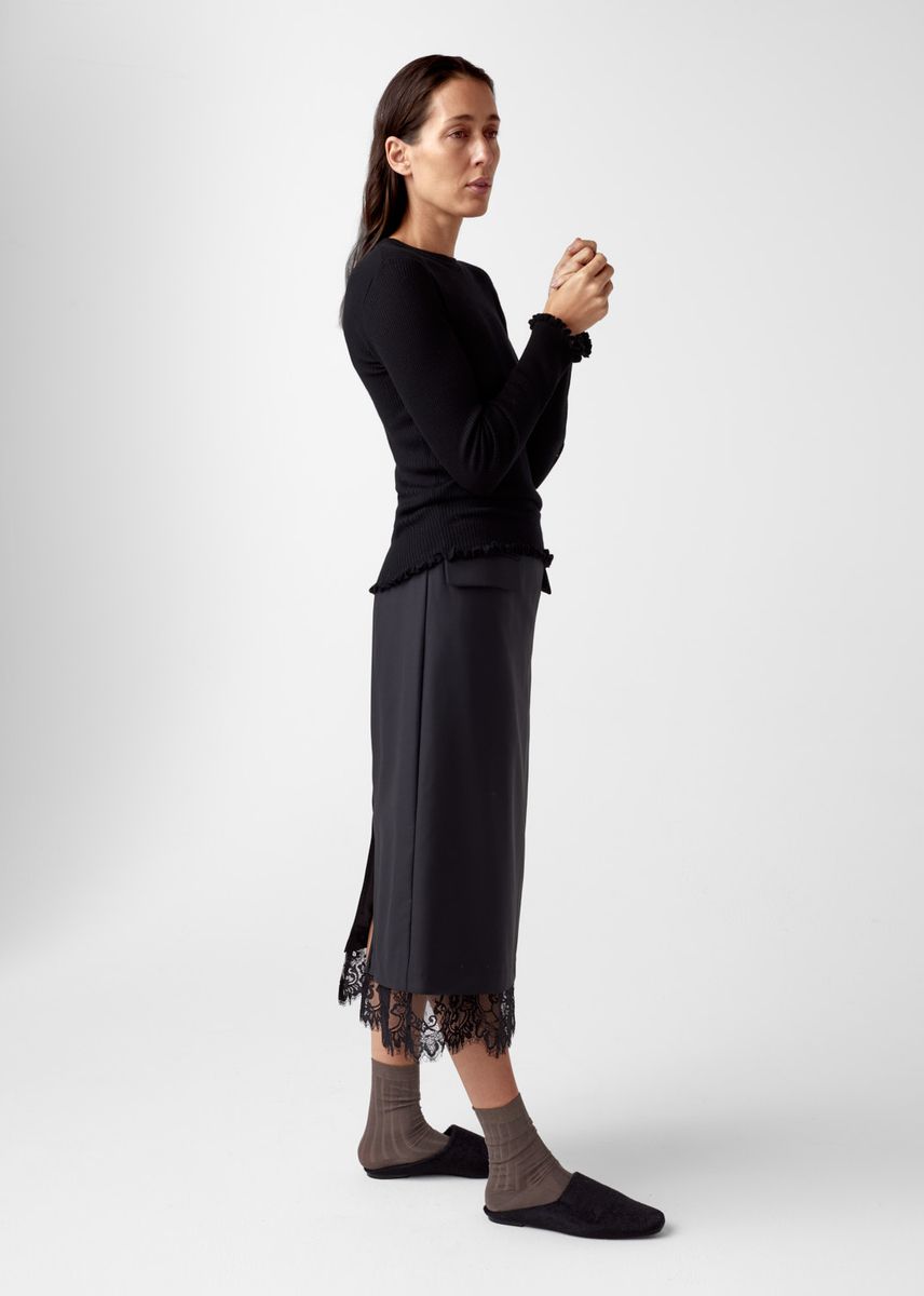 Aks Label Manu Merino Sweater Black