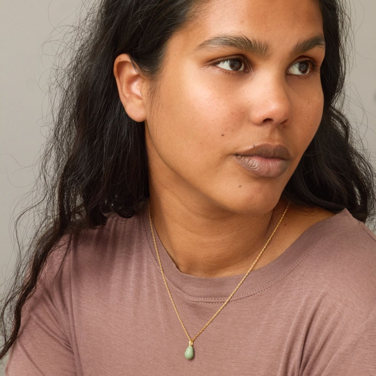 Enamel Necklce Significant Sage