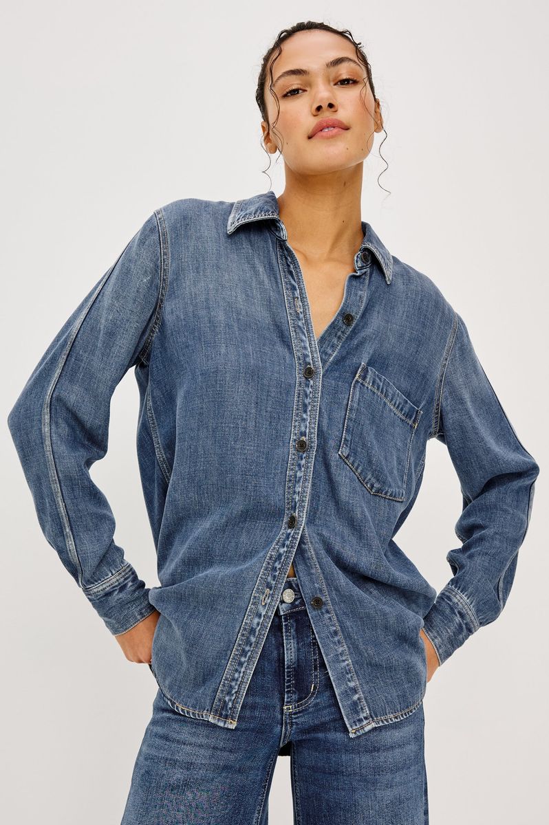 Rails Atticus Shirt Antique Blue