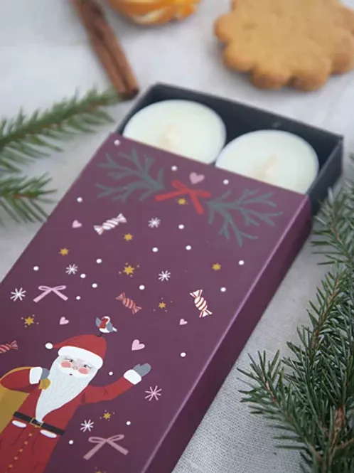 Hovedbilde Pluto Design Scented Tealights Claus