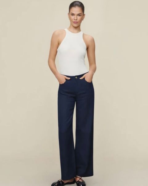 Hovedbilde LOIS Culotte Linen Summer Navy