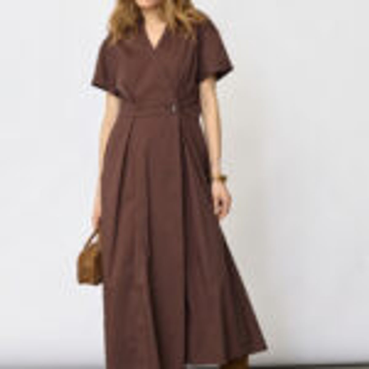 Cocouture Elara Wrap Dress Suntan 