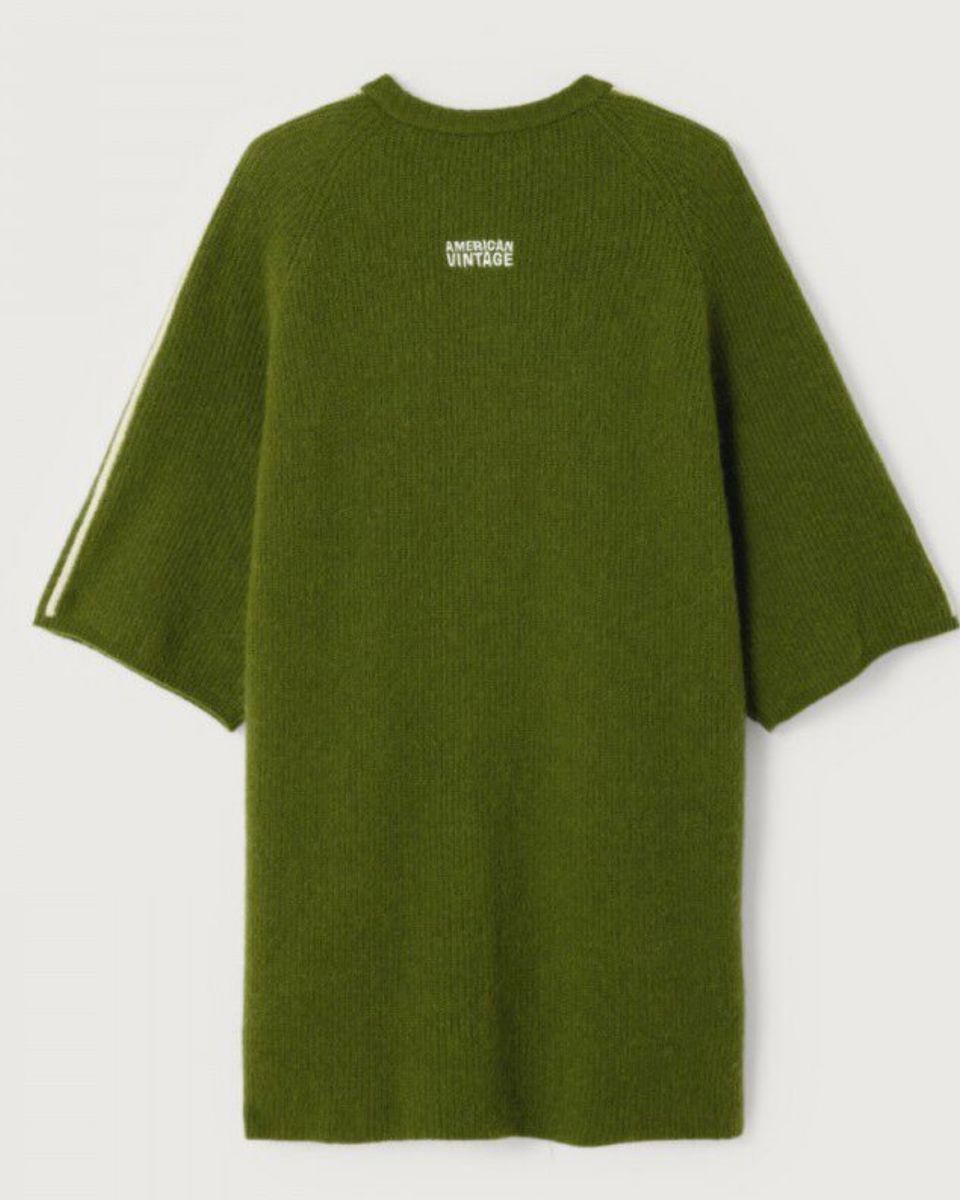 American Vintage Cardigan Vitow Pesto Melange 