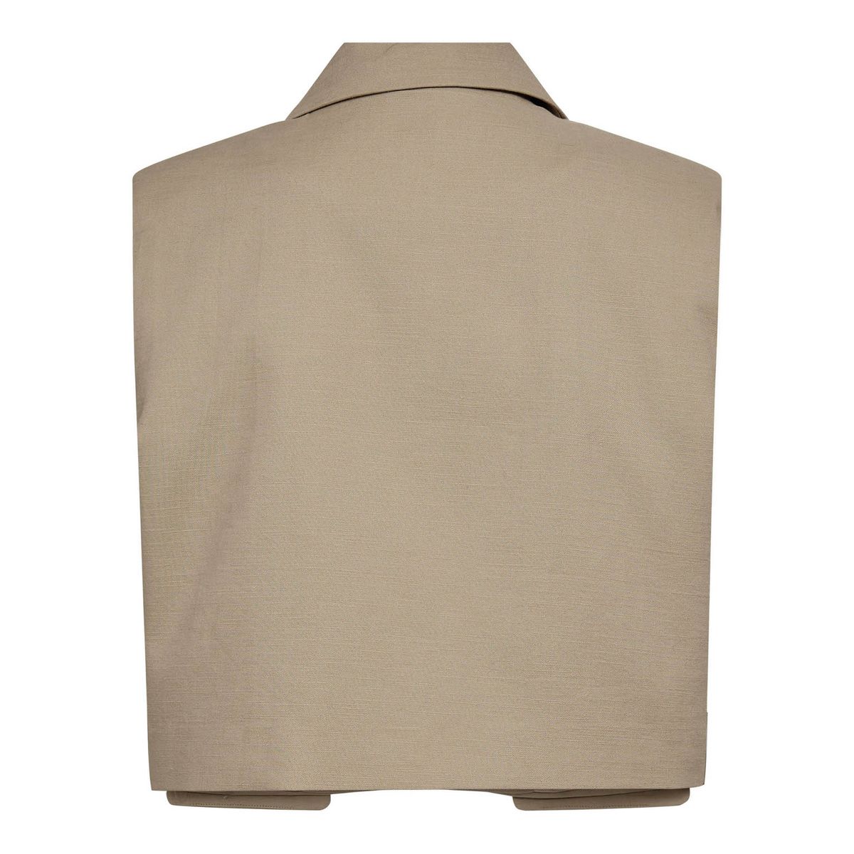 Cocouture Leila Linen Crop Vest
