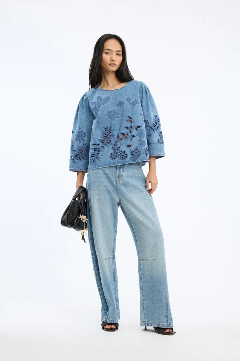 Munthe Bramble Top Blue