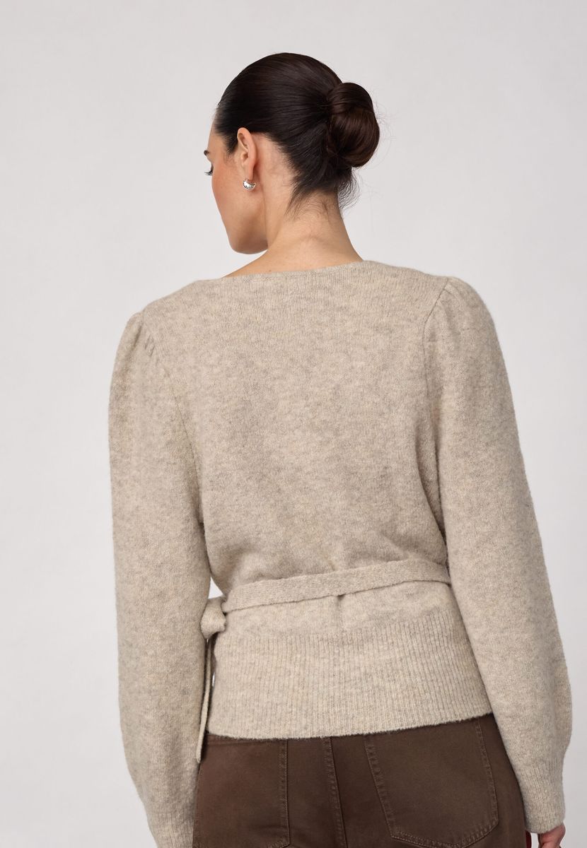 Cocouture Roger Wrap Cardigan Creme