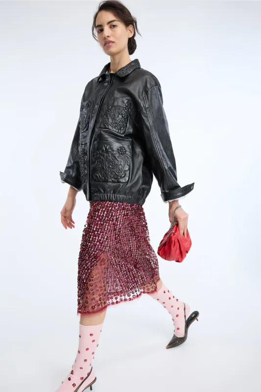 Munthe Catosha Skirt Bordeaux 