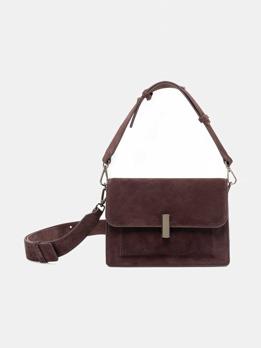 Noella Adele Bag Real Suede Plum