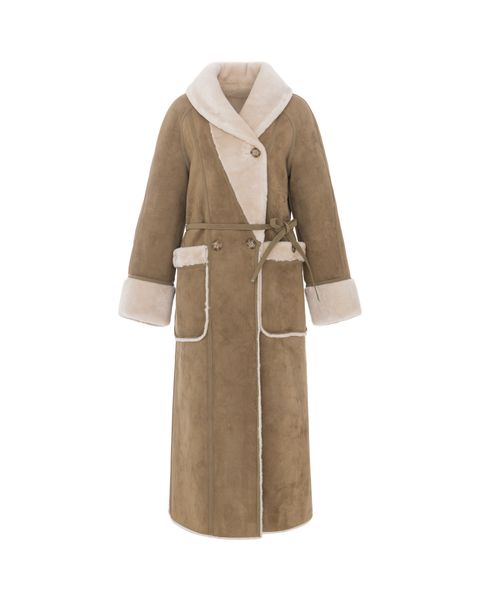 Hovedbilde Urbancode Reversible Belted Coat Chalk Sand
