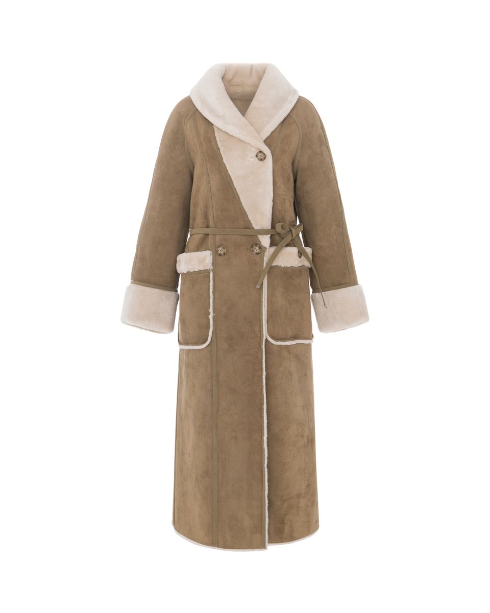 Urbancode Reversible Belted Coat Chalk Sand