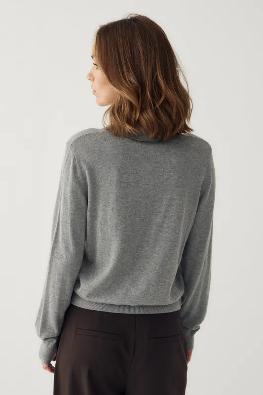 Noella Maxine Knit Medium Grey Melange