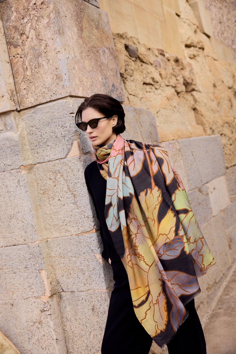 Katrin Uri Timeless Night Scarf Multi