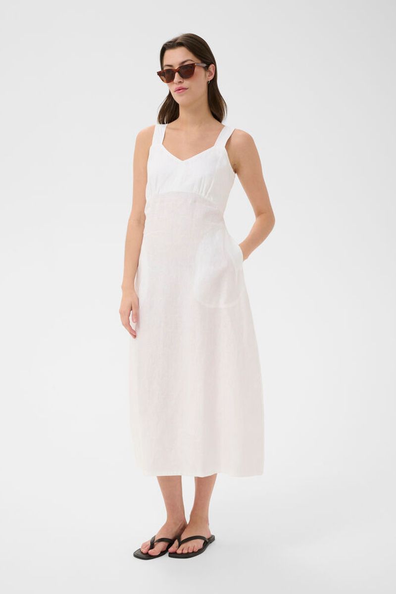 Part Two Botille Kjole Bright White