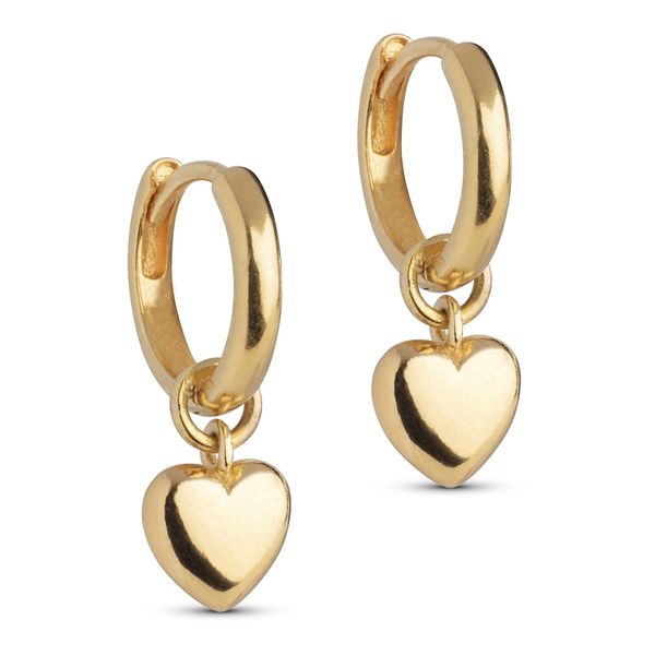 Hovedbilde Enamel Hoops Amore Gold