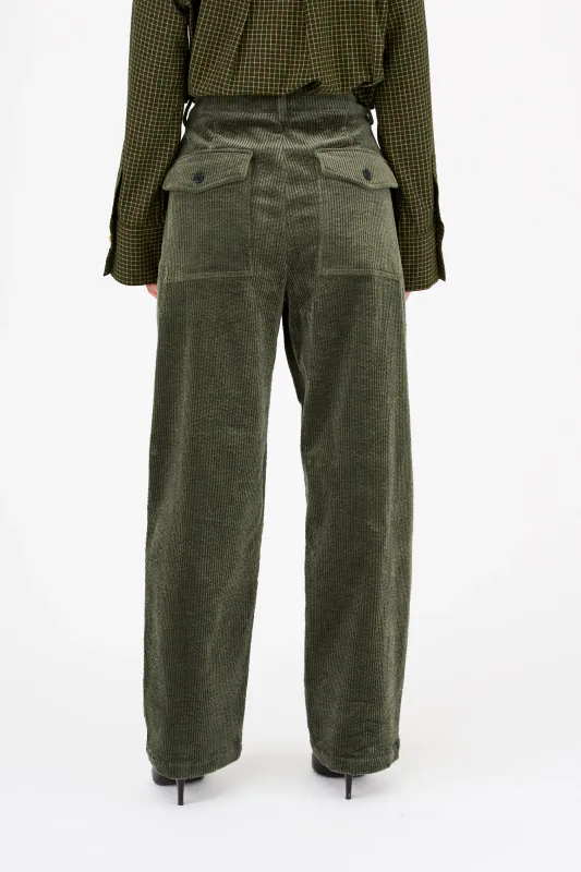 Pieszak Blair Pant Stunning Corduroy Shadow Green 