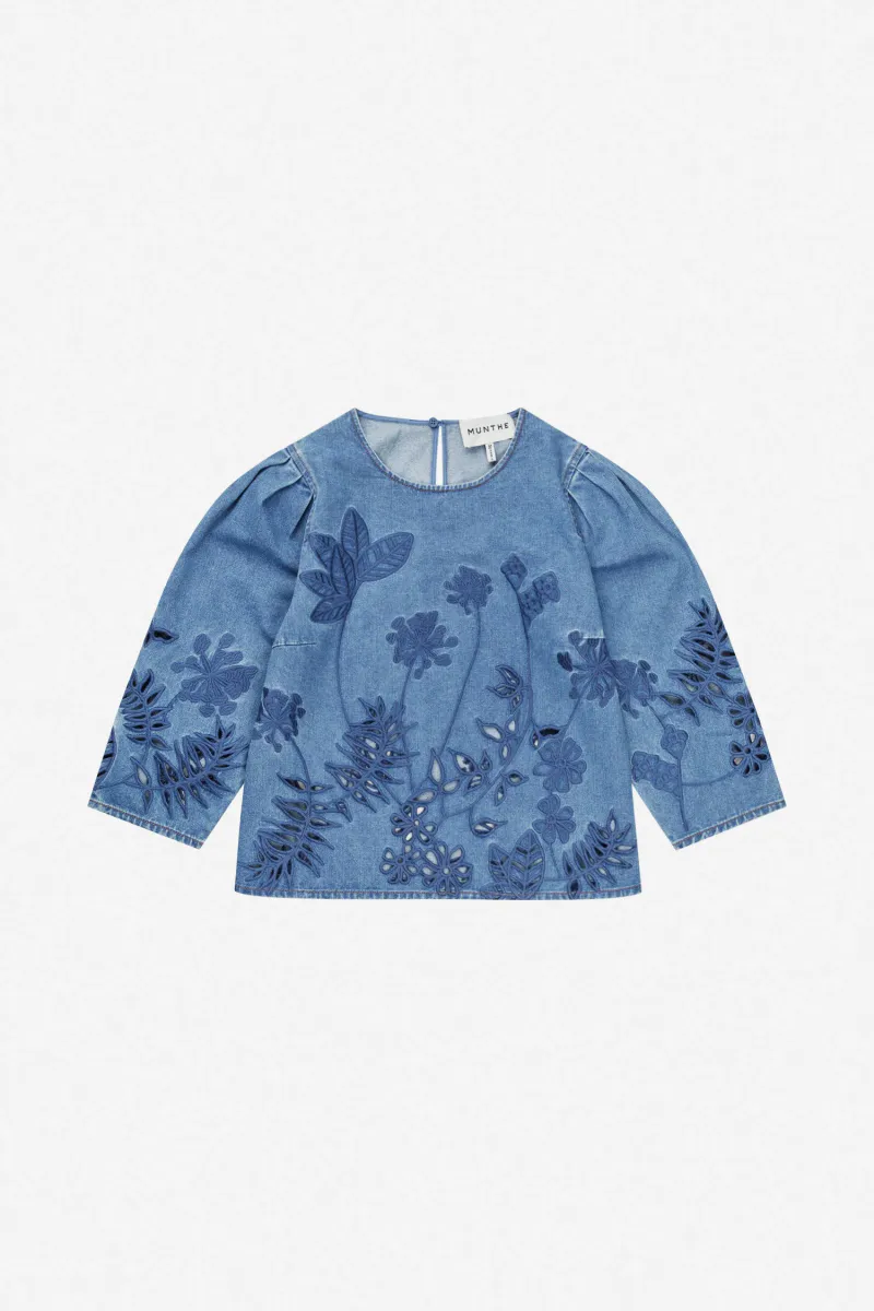 Munthe Bramble Top Blue